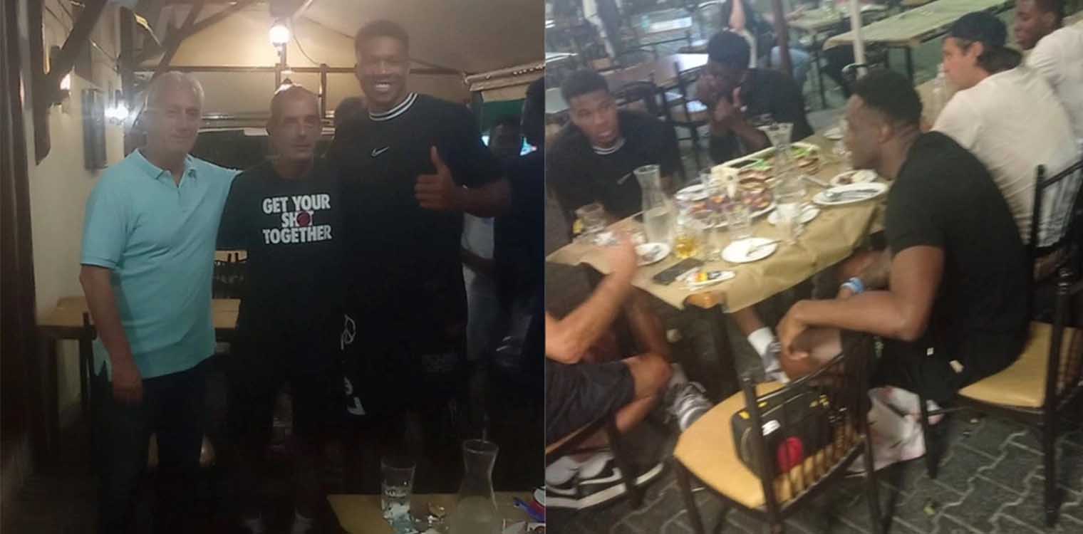 AntetokounBros: Με σουβλάκια γιόρτασαν την απόκτηση της ελληνικής ιθαγένειας (photos)