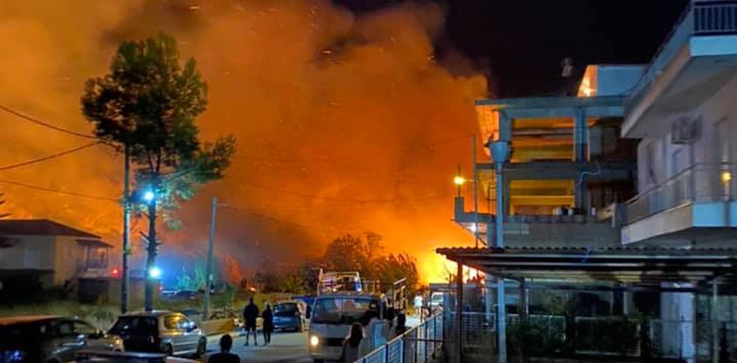 Βάρδα: Πυρκαγιά τα ξημερώματα έκαψε 20 στρέμματα με καλάμια και ξερά χόρτα
