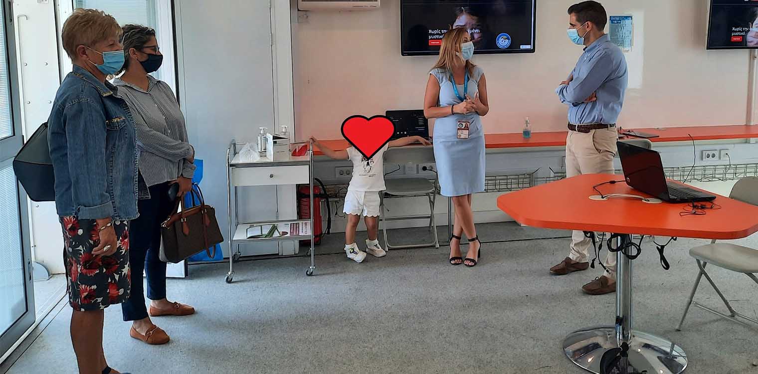 Επίσκεψη Γιαννόπουλου στο Κινητό Εργαστήριο «ΟΔΥΣΣΕΑΣ»