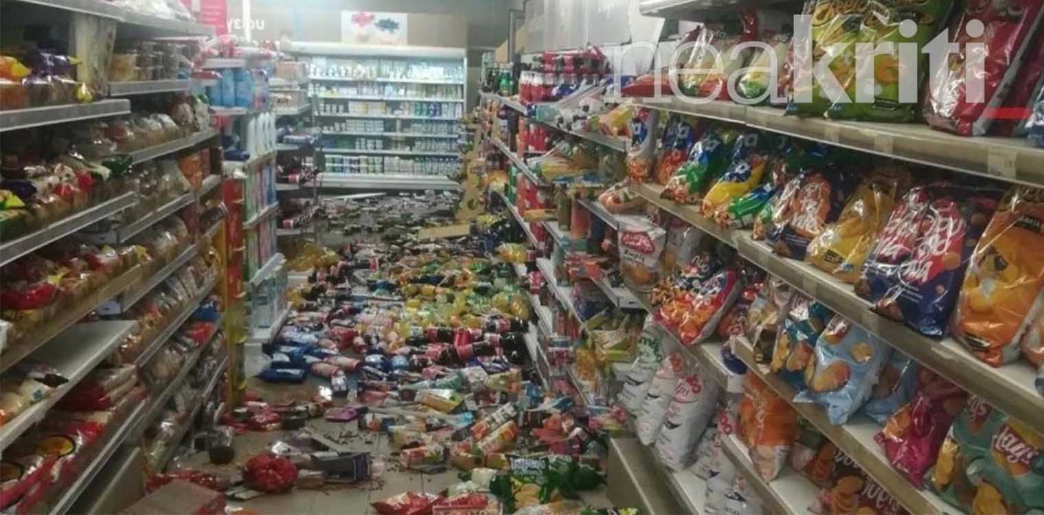 Σεισμός στην Κρήτη: Συγκλονιστικά βίντεο τη στιγμή που χτυπά ο Εγκέλαδος