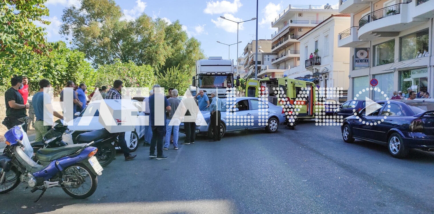 Πύργος: Ένας τραυματίας σε σοβαρό τροχαίο στην οδό Υψηλάντου
