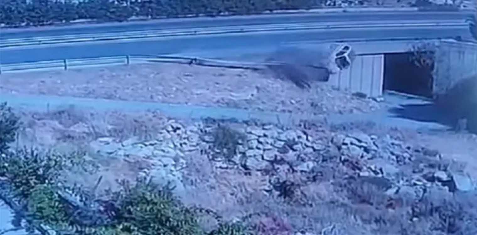 Συγκλονιστικό βίντεο: Κάμερα κατέγραψε το θανατηφόρο τροχαίο στην Κρήτη