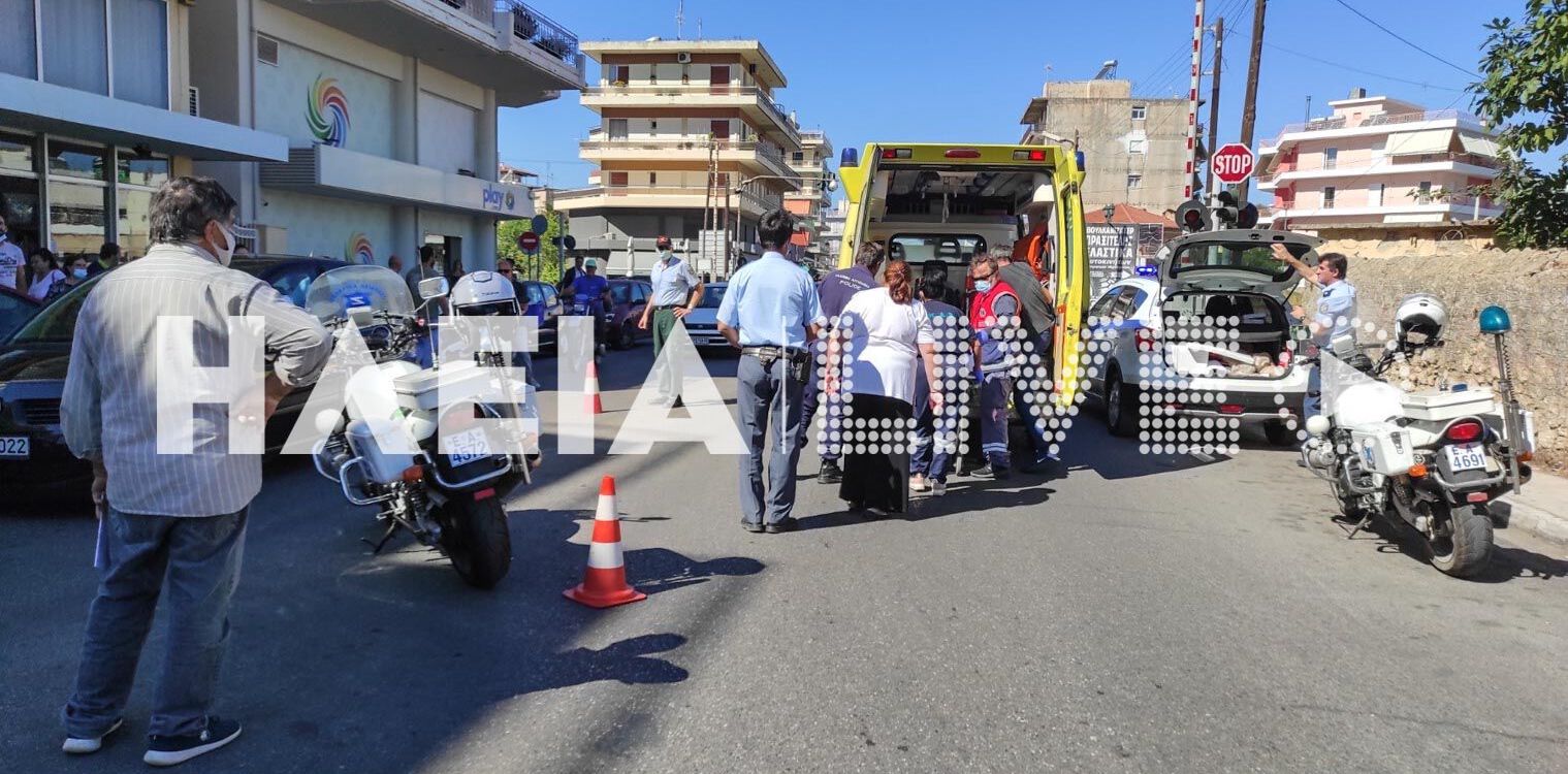 Πύργος: Ένας τραυματίας σε τροχαίο στην οδό Πατρών