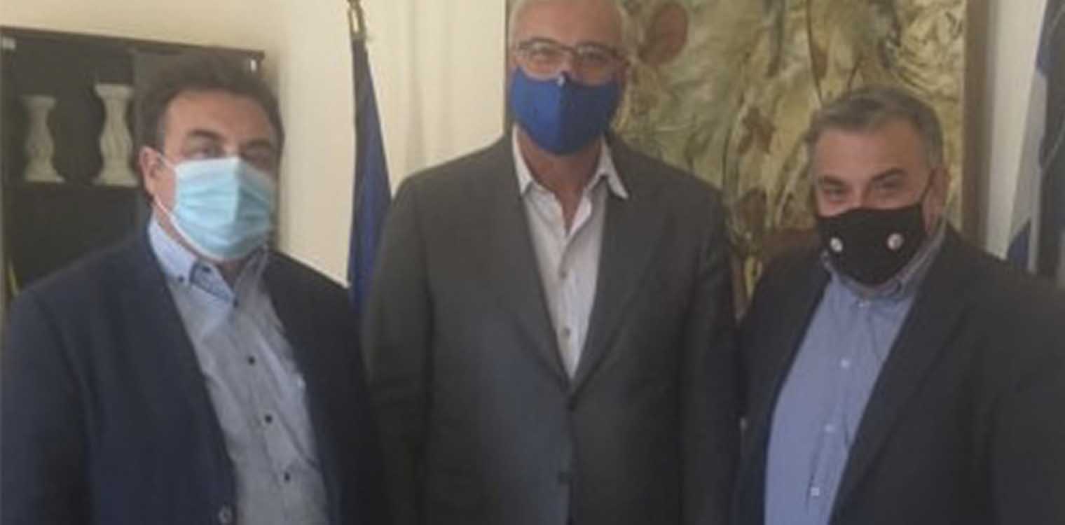 Συνάντηση Αντωνακόπουλου με τον Γεν. Γραμματέα ΥΠ.ΕΣ. Μιχ. Σταυριανουδάκη
