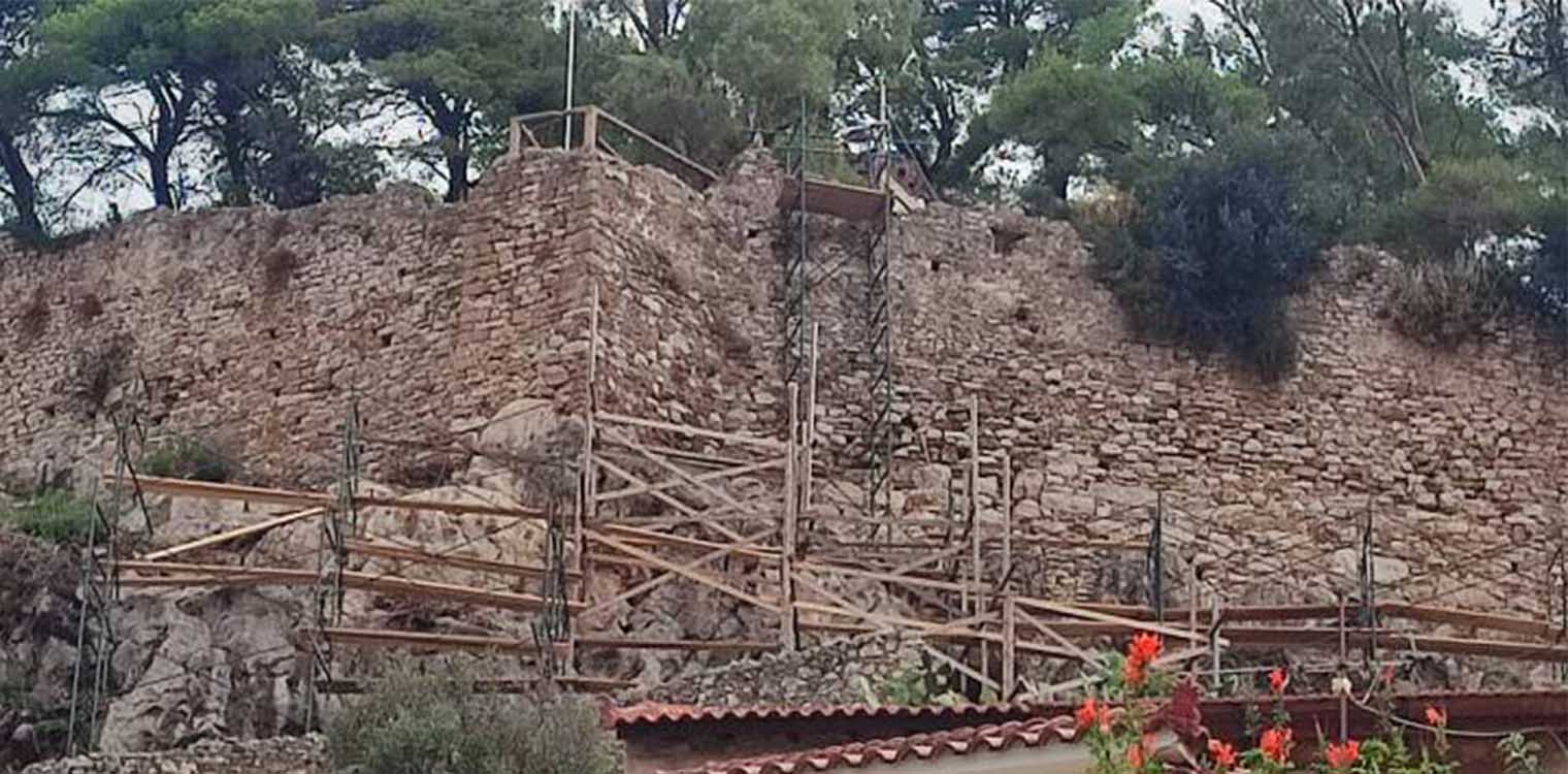 Προχωρούν οι εργασίες στο Κάστρο Κυπαρισσίας