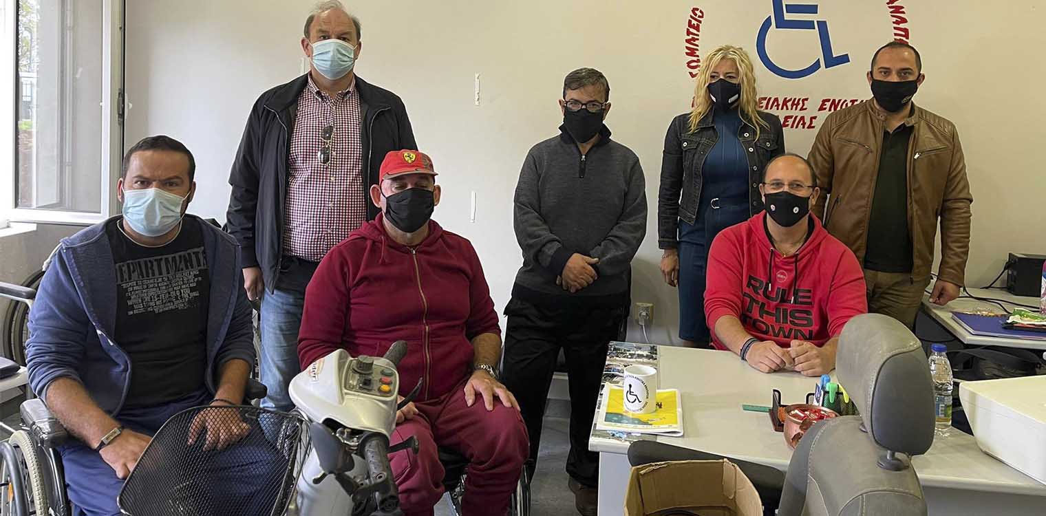 Δήμος Πύργου: Δωρεά μηχανοκίνητου αναπηρικού αμαξιδίου