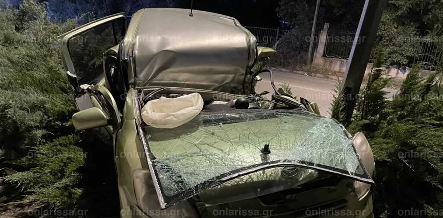 Τροχαίο δυστύχημα στη Λάρισα - Ένας νεκρός