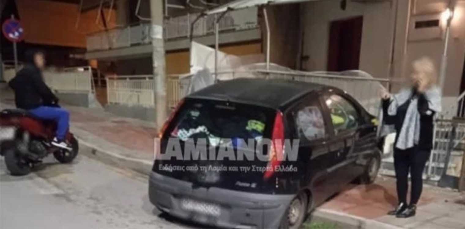 Τροχαίο στη Λαμία: Αυτοκίνητο καρφώθηκε σε καγκελόπορτα – Σοκαριστικό βίντεο