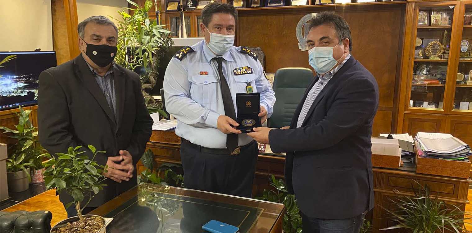 Συνάντηση Αντωνακόπουλου με τον Αρχηγό της ΕΛ.ΑΣ. Αντιστράτηγο Μιχαήλ Καραμαλάκη