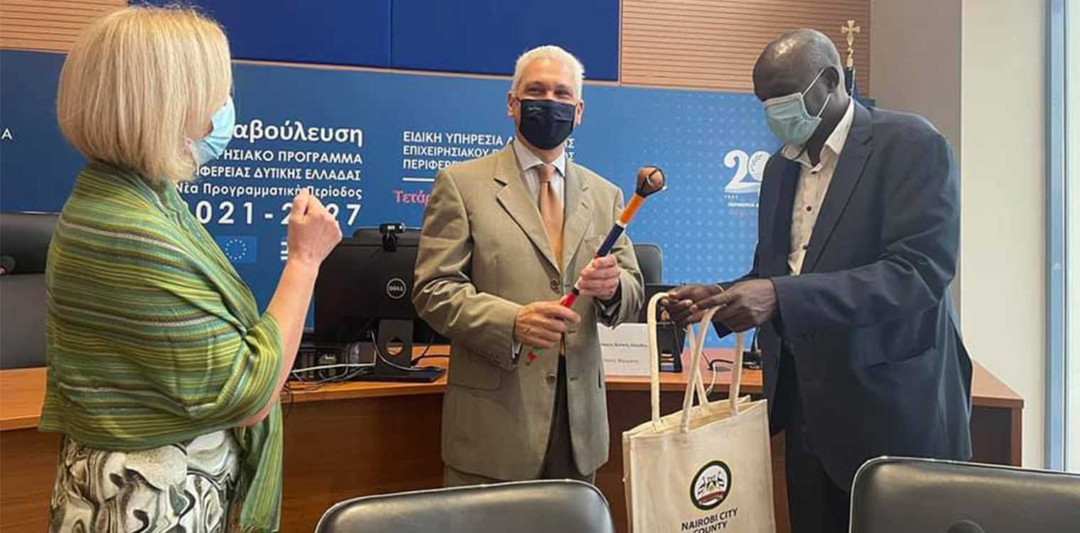 Συνάντηση Ζαΐμη με την Πρόξενο της Κένυας Βίκυ Πανταζοπούλου