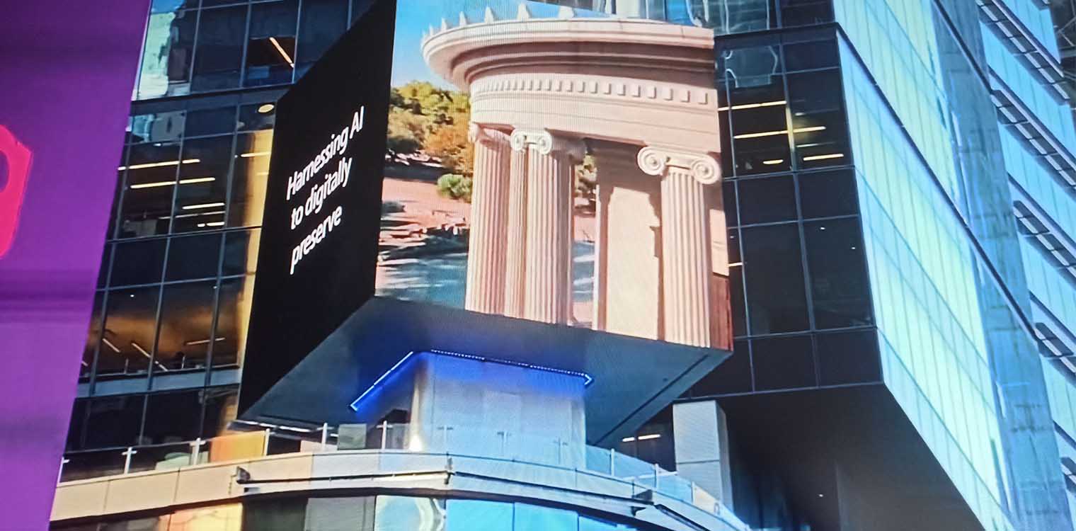 H Αρχαία Ολυμπία στην...Times Square της Νέας Υόρκης