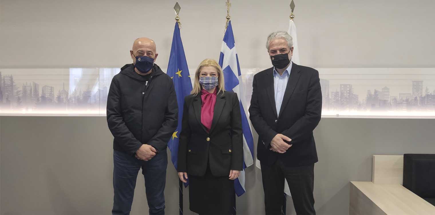 Συνάντηση Αυγερινοπούλου - Στυλιανίδη για την πρόληψη και την αποκατάσταση από τις φυσικές καταστροφές