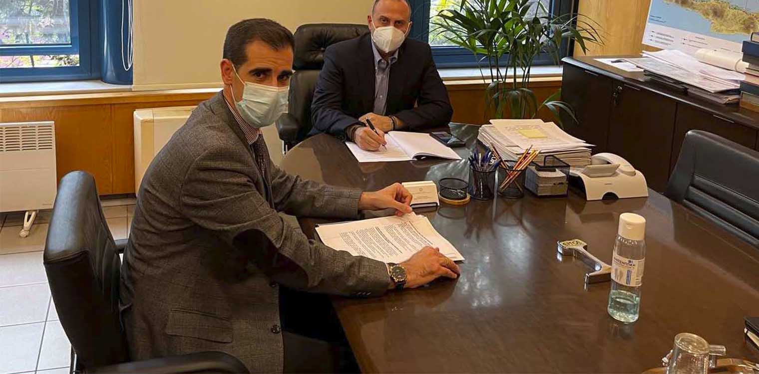 Γιαννόπουλος: Θετικές εξελίξεις για δρόμους - φράγμα στη συνάντηση με τον υφυπουργό Μεταφορών και Υποδομών