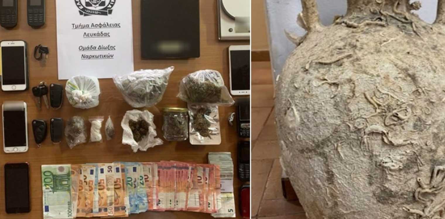 Εξάρθρωσαν δυο σπείρες διακίνησης ναρκωτικών στη Λευκάδα
