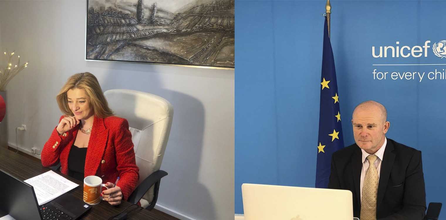 Η Αυγερινοπούλου για τον εορτασμό της Παγκόσμιας Ημέρας για τα Δικαιώματα του Παιδιού - Επίσκεψη του Επικεφαλής της UNICEF στην Ηλεία