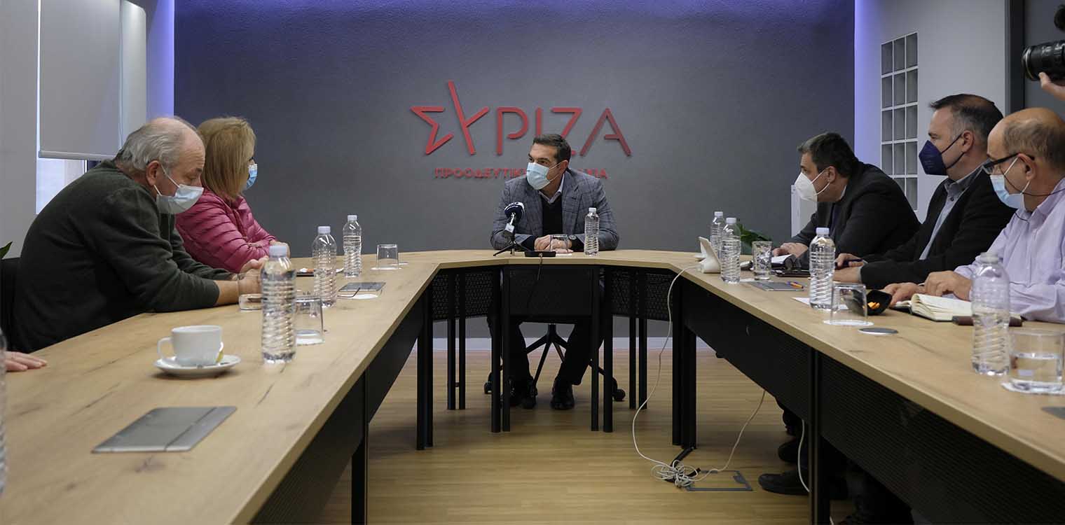 Συνάντηση Τσίπρα με το προεδρείο της ΕΙΝΑΠ