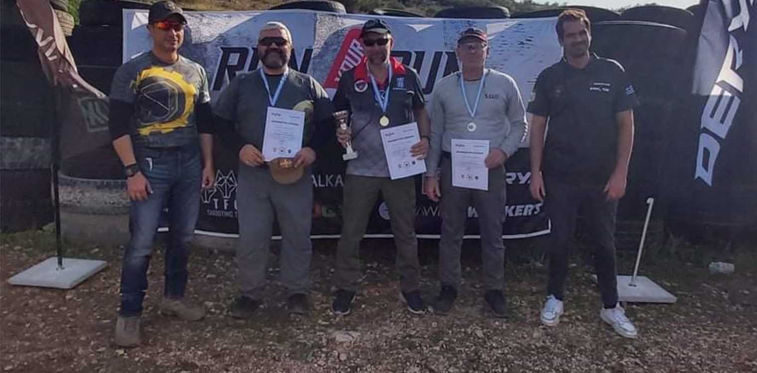 Πρακτική Σκοποβολή: 1ος στον αγώνα "run your gun" o Σωτήρης Κορκολής!