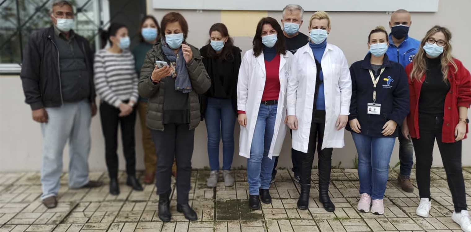 Παιδιατρική εξέταση - Εμβολιασμός παιδιών ΡΟΜΑ στο δήμο Πηνειού