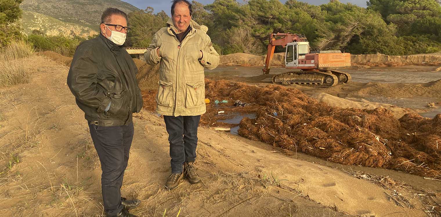 Αντιπλημμυρικά έργα στην Ζαχάρω - Διάνοιξη Μπούκας Καϊάφα