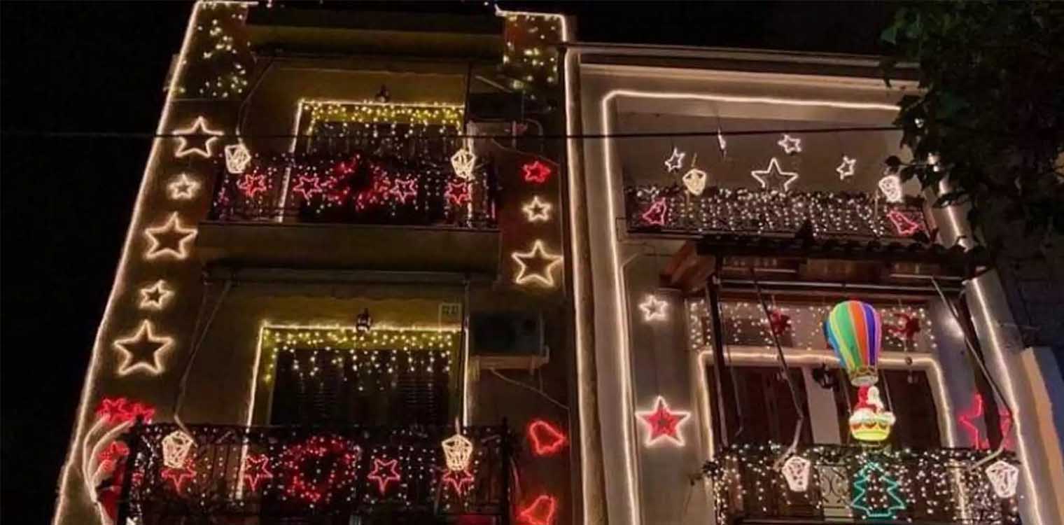 Πάτρα: Το σπίτι με τα 15.000 λαμπιόνια που έγινε viral για τα Χριστούγεννα