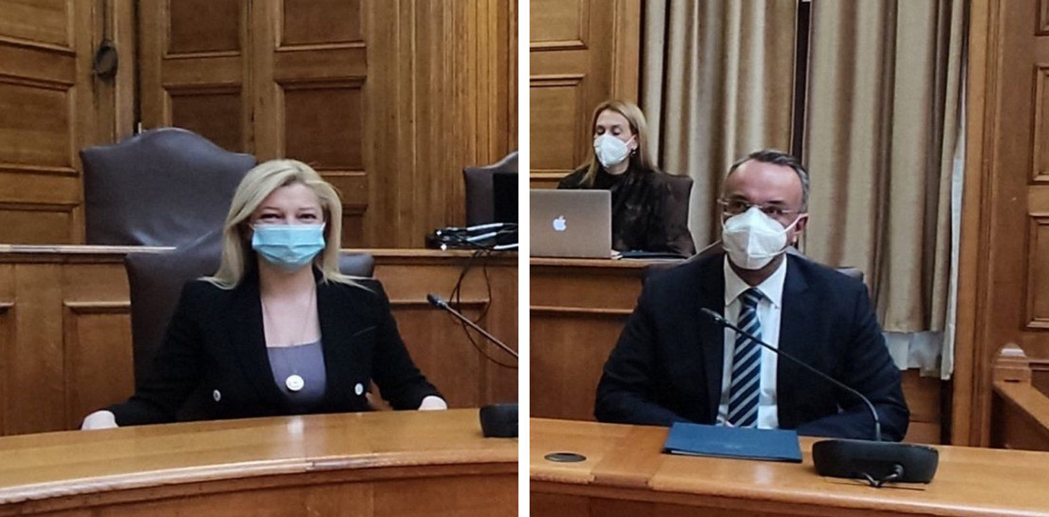 Συνάντηση Αυγερινοπούλου - Σταϊκούρα για το «Πάτρα - Πύργος»