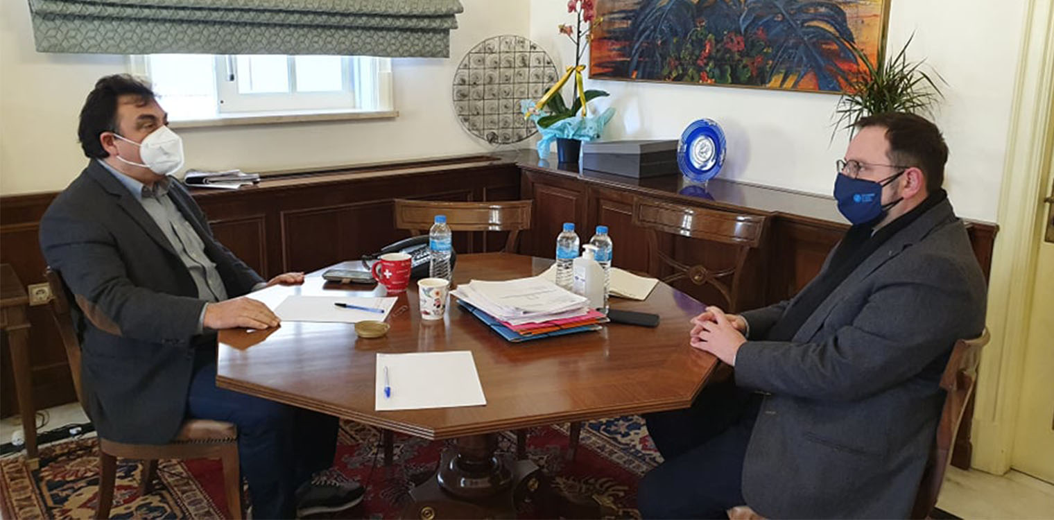 Κοροβέσης: Συνάντηση εφ όλης της ύλης με το Δήμαρχο Πύργου κ. Αντωνακόπουλο
