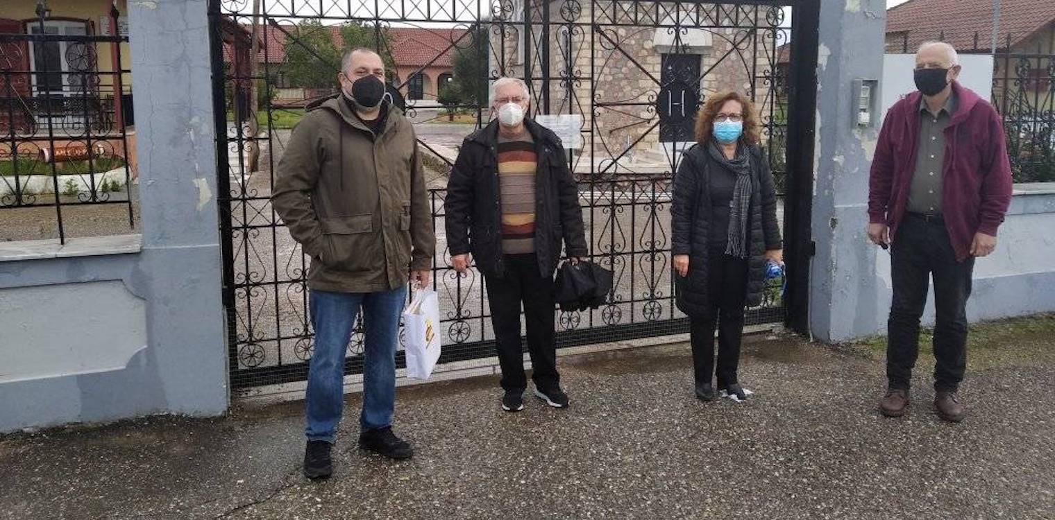 Ο Πολιτιστικός Σύλλογος Τραπεζικών Ηλείας στο Άσυλο Ανιάτων "Νέα Βασιλειάς"