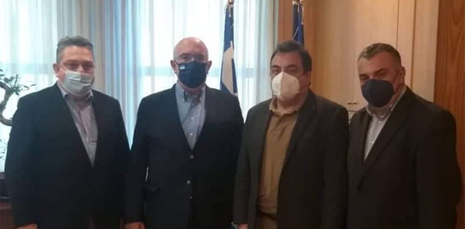 Δήμος Πύργου: Συνάντηση Αντωνακόπουλου με τον υφυπουργό Υποδομών και Μεταφορών Μ. Παπαδόπουλο