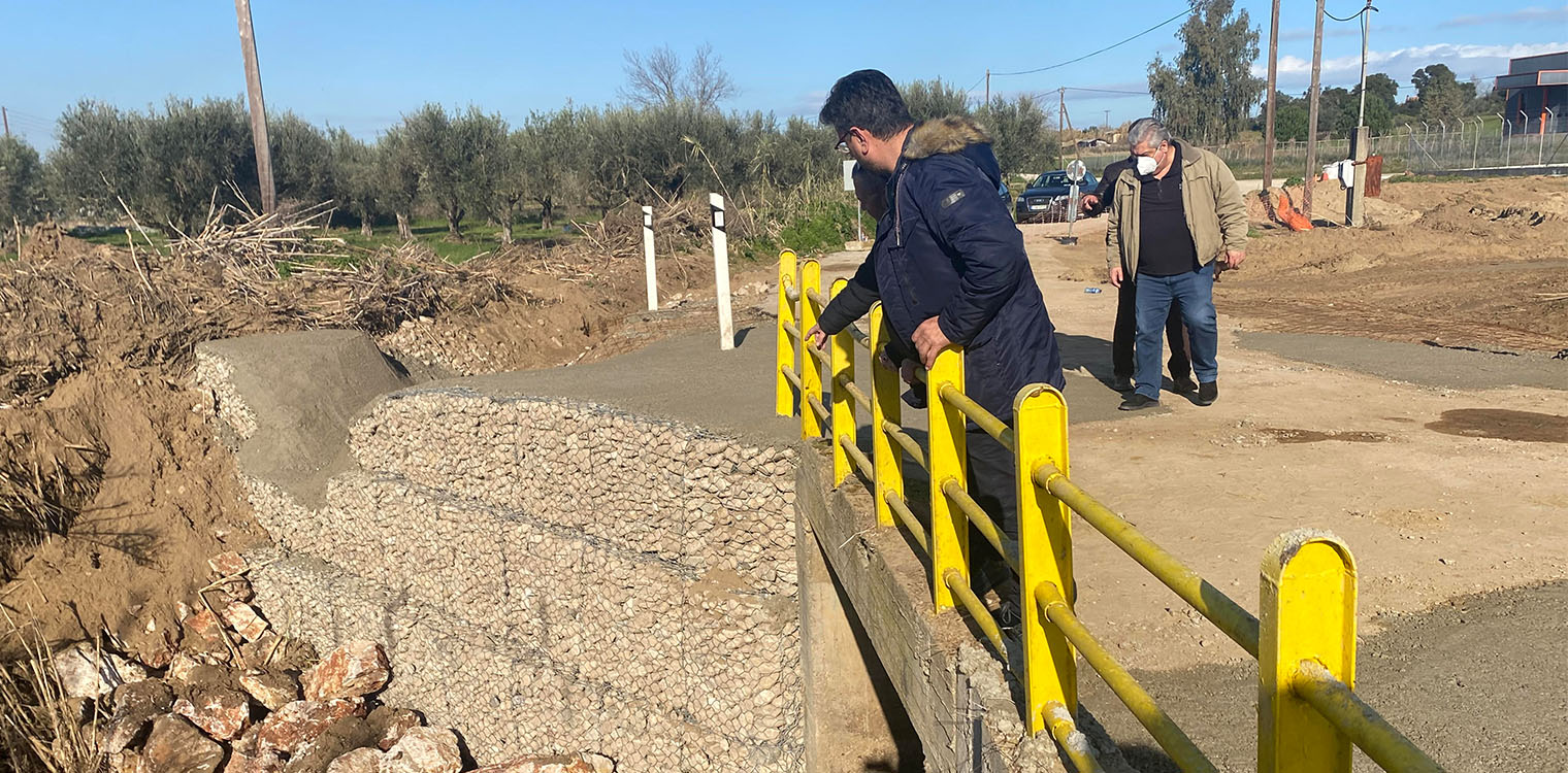 Δήμος Ανδραβίδας - Κυλλήνης: Αποκαταστάθηκε η γέφυρα στον οικισμό Αγίου Γεωργίου