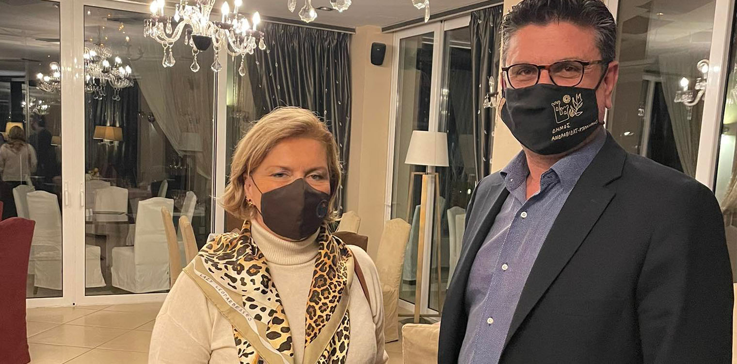 Ο Δήμαρχος Ανδραβίδας - Κυλλήνης o πρώτος που υποδέχθηκε την Αν. Υπουργό Υγείας