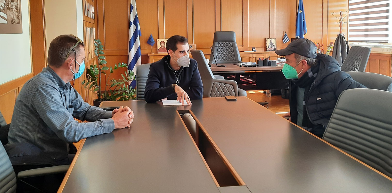 Συνάντηση Αντιπεριφερειάρχη Π.Ε Ηλείας Β. Γιαννόπουλου με εκπροσώπους των Τ.Κ Χειμαδιού και Κουτσοχέρας