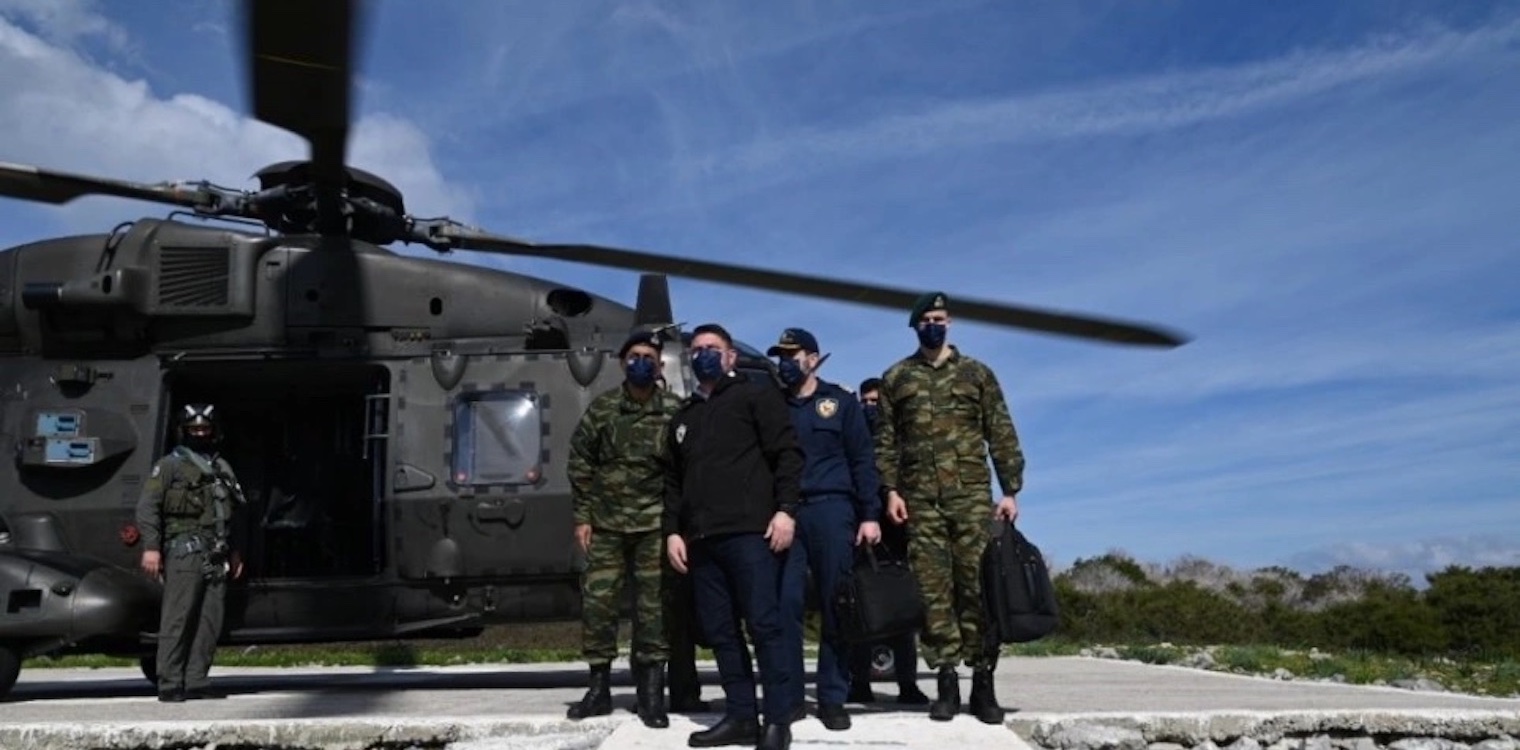 Τουρκική πρόκληση στο ελικόπτερο που μετέφερε τον Νίκο Χαρδαλιά
