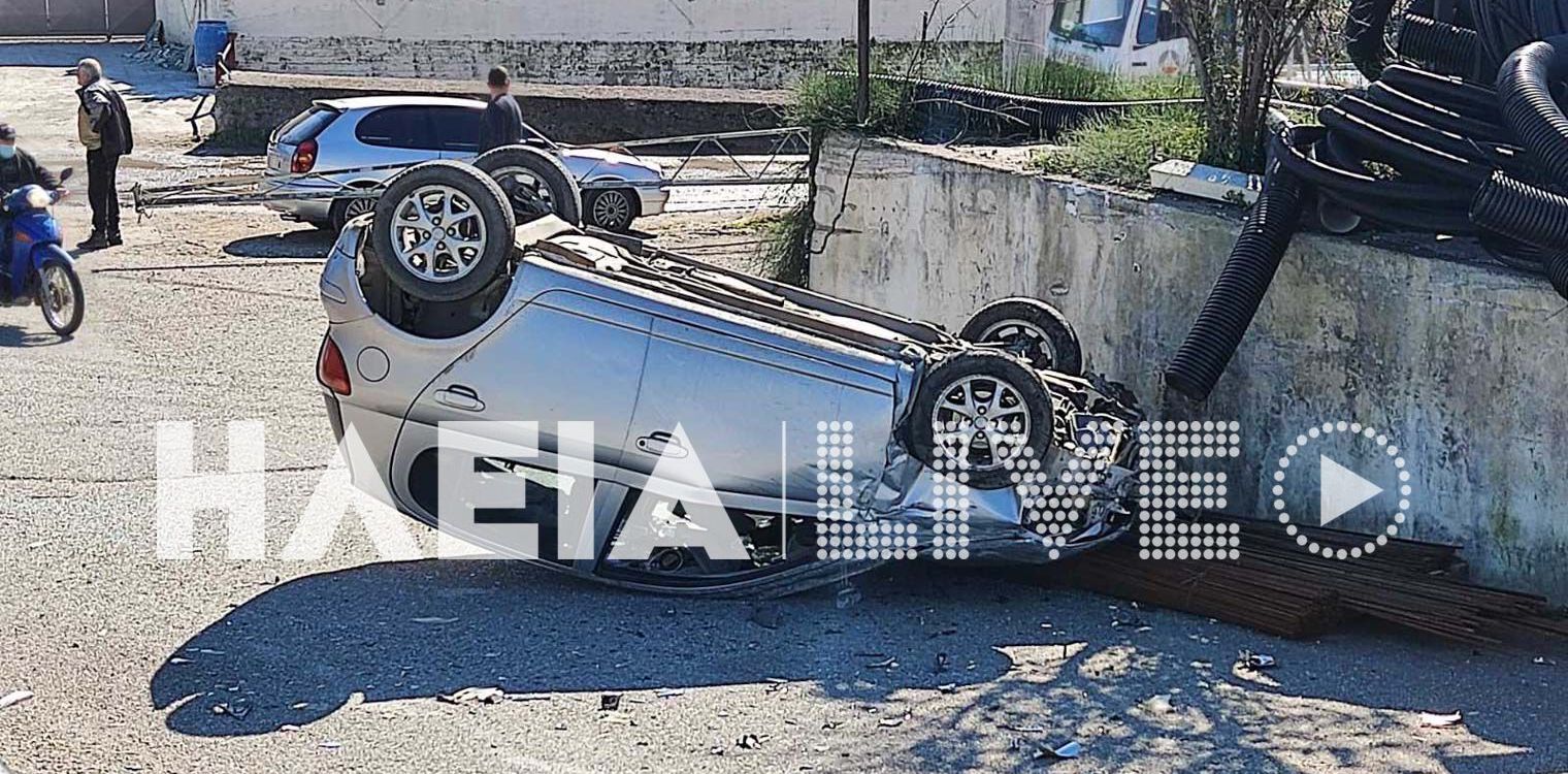 Βαρβάσαινα: Το 'φερε τούμπα στον αύλιο χώρο επιχείρησης