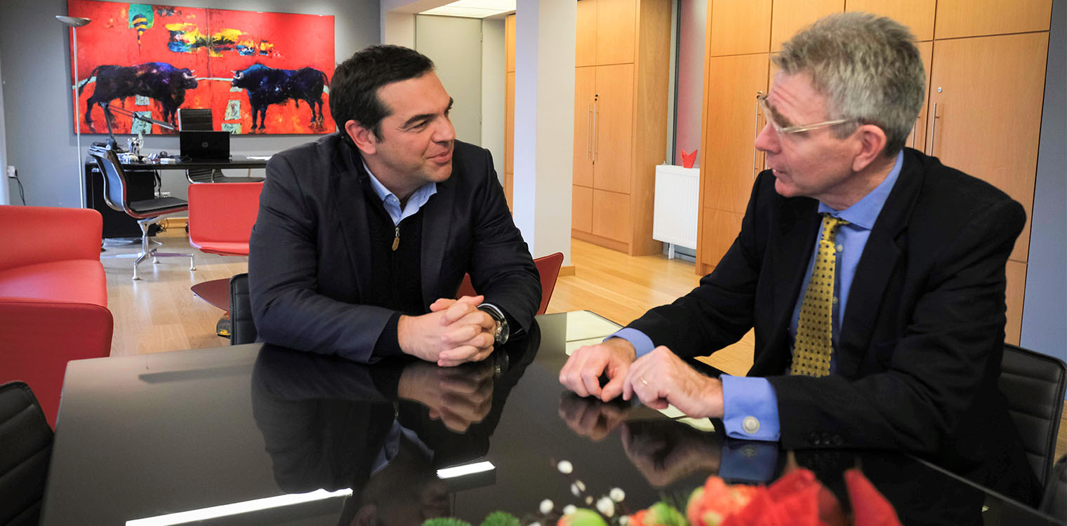 Τετ α τετ Τσίπρα - Πάιατ με «φόντο» Ουκρανία και Τουρκία