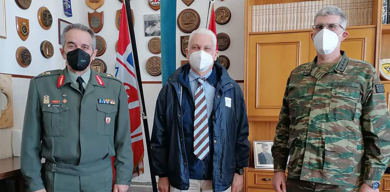 Συνάντηση Ζαΐμη με τον Διοικητή του ΚΕΤΧ