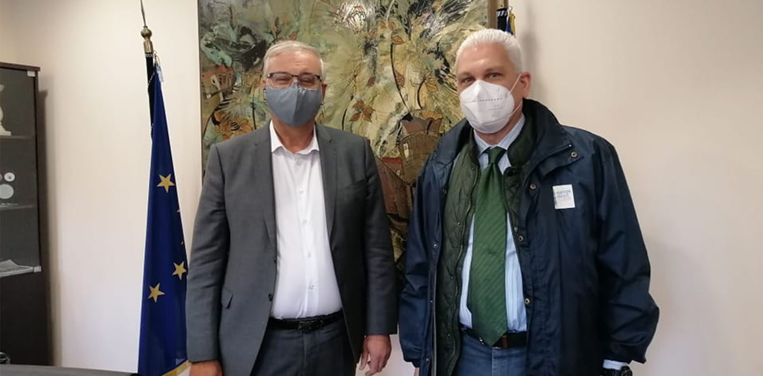 Συνάντηση εργασίας Ζαΐμη με τον Γενικό Γραμματέα Εσωτερικών &amp; Οργάνωσης, Σταυριανουδάκη