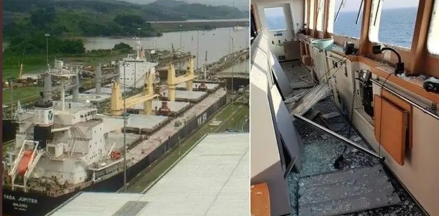 Πλοίο τουρκικών συμφερόντων χτυπήθηκε από οβίδα ανοιχτά της Οδησσού