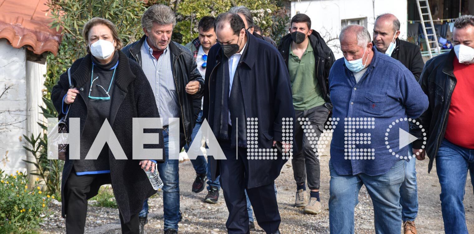 Σε Καυκανιά, Αμαλιάδα και Γαστούνη ο Σπίρτζης στη δεύτερη ημέρα της περιοδείας του στην Ηλεία