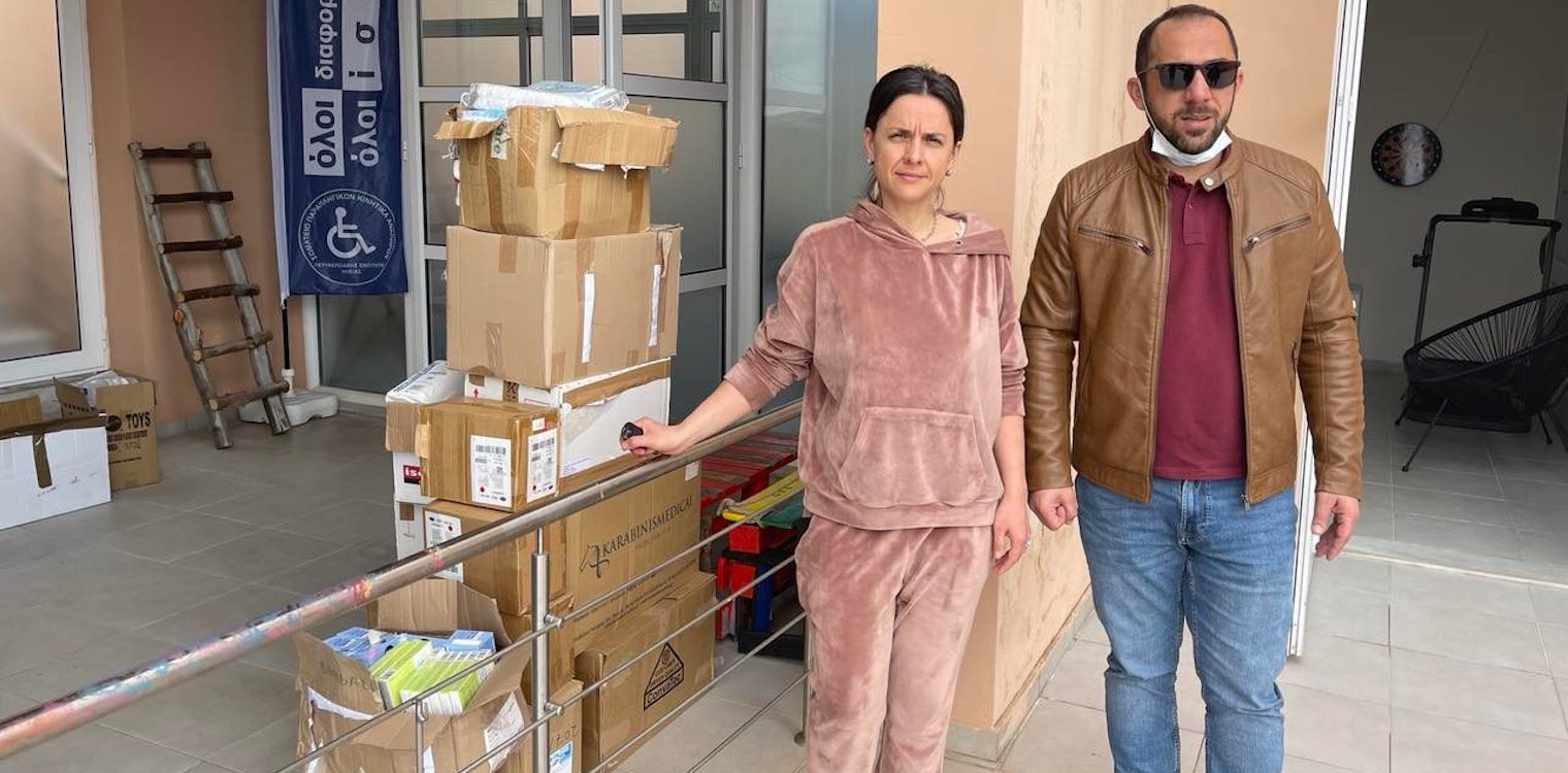 Δήμος Πύργου: Έφυγε η πρώτη αποστολή με φάρμακα για την Ουκρανία