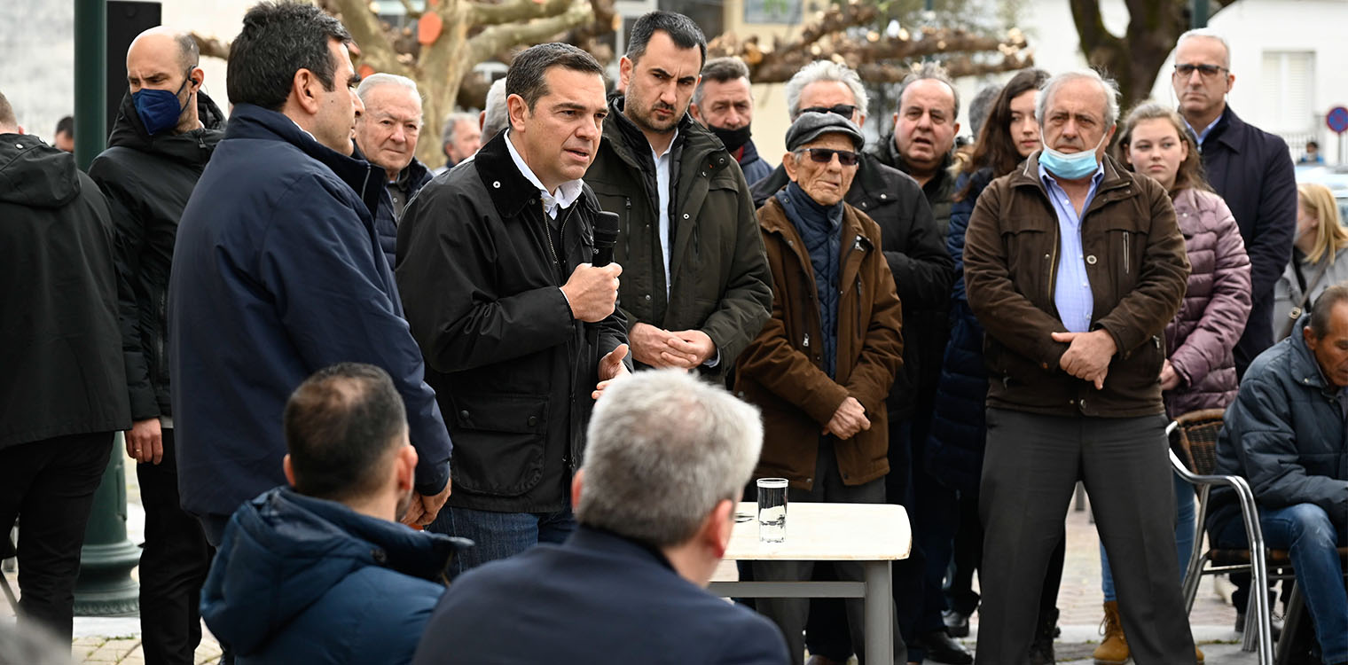 Τσίπρας από Μικρομάνη Μεσσηνίας: Θα δραπετεύσει με εκλογές ο πρωθυπουργός της δικαιολογίας