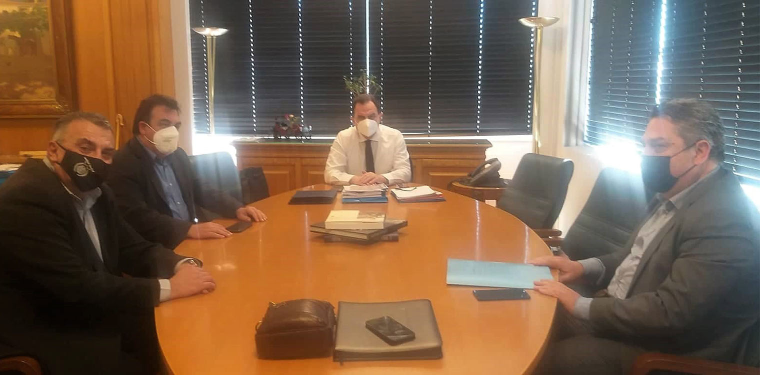 Ο Δήμαρχος Πύργου στον Yπουργό Αγροτικής Ανάπτυξης και Τροφίμων Γ. Γεωργαντά