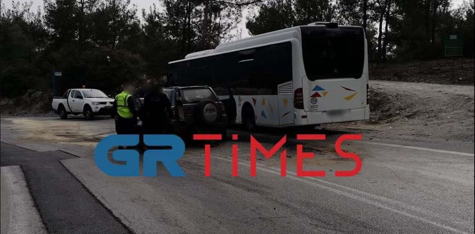 Θεσσαλονίκη: Ένας νεκρός και τρεις τραυματίες από σφοδρή σύγκρουση αυτοκινήτου με λεωφορείο