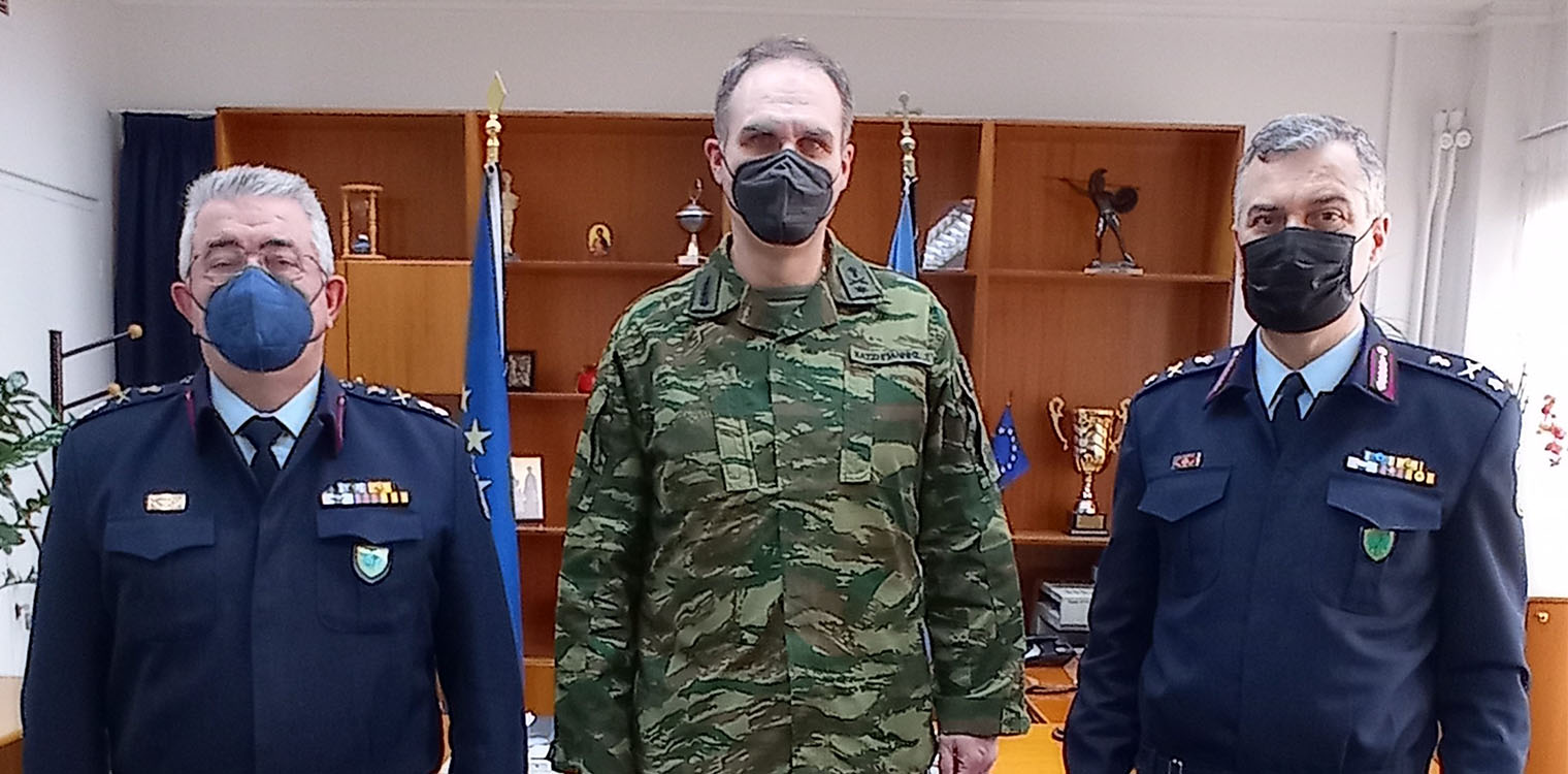 Εθιμοτυπική επίσκεψη του Ανώτερου Διοικητή Φρουράς ΚΕΤΧ Πατρών στη Γενική Περιφερειακή Αστυνομική Διεύθυνση Δυτ. Ελλάδας