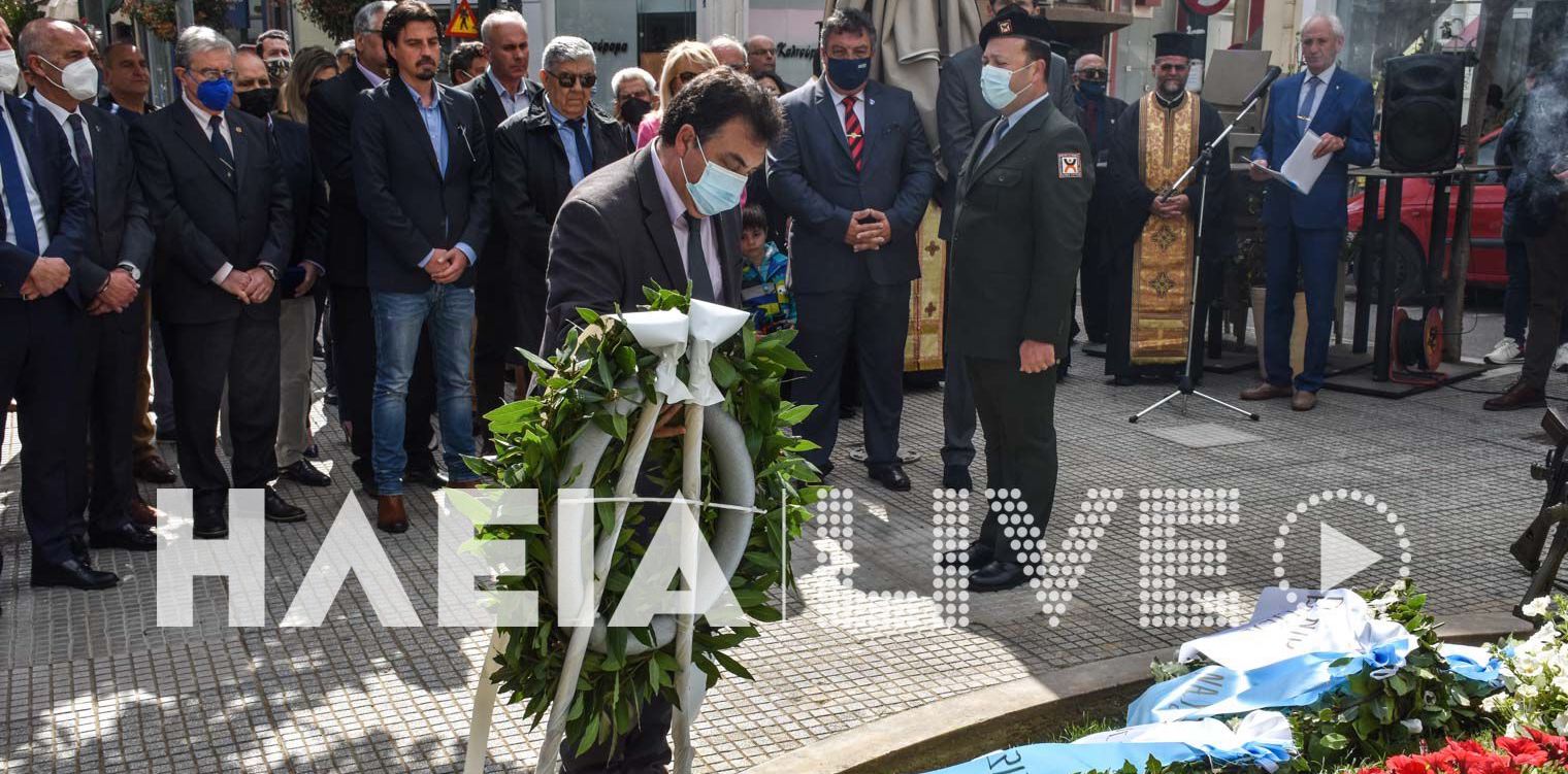 Πύργος: Φόρος τιμής στο Μίλτωνα Ιατρίδη