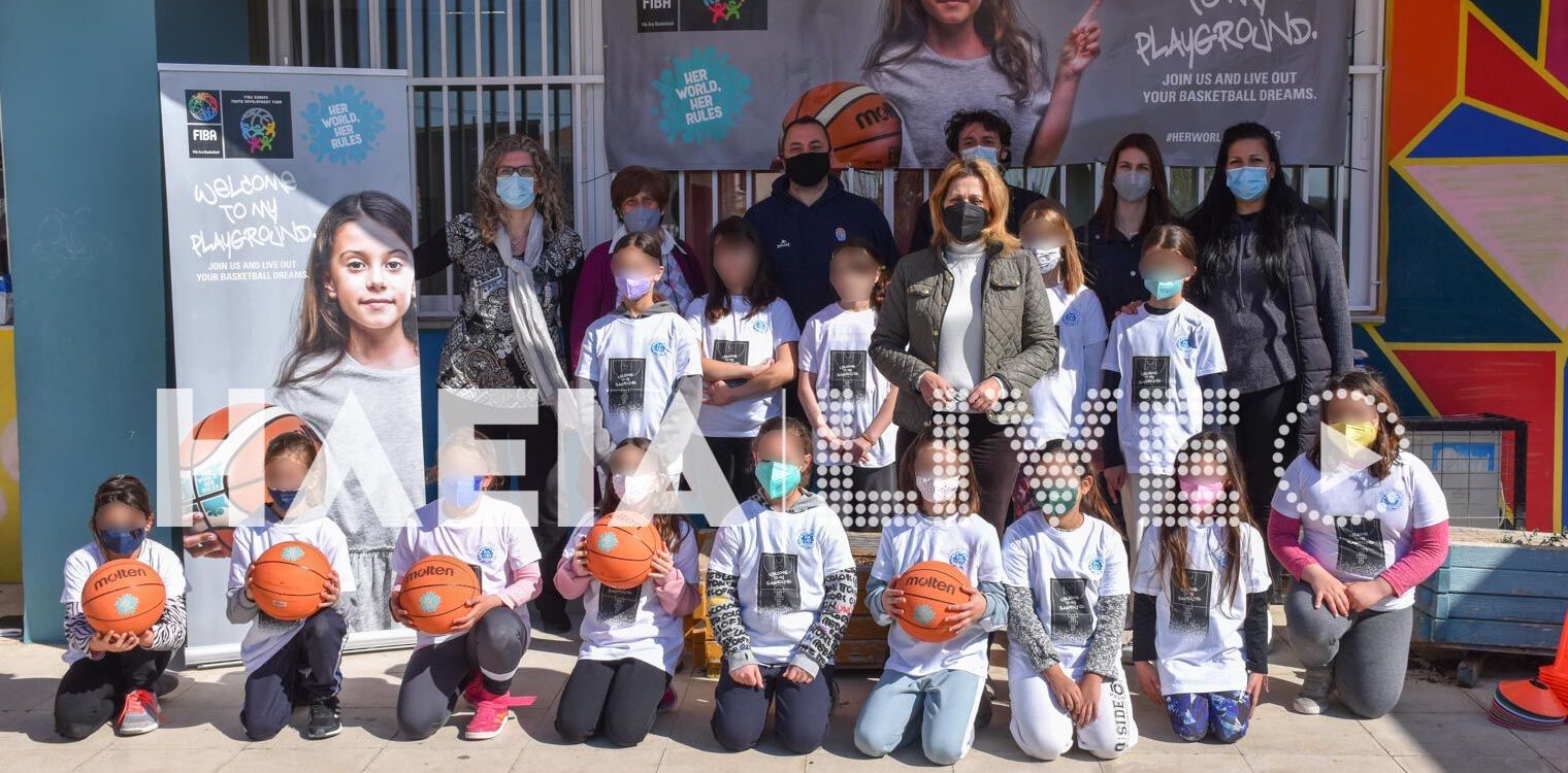 "Τρίποντα στα σχολεία" στο 1ο δημοτικό σχολείο Αμαλιάδας
