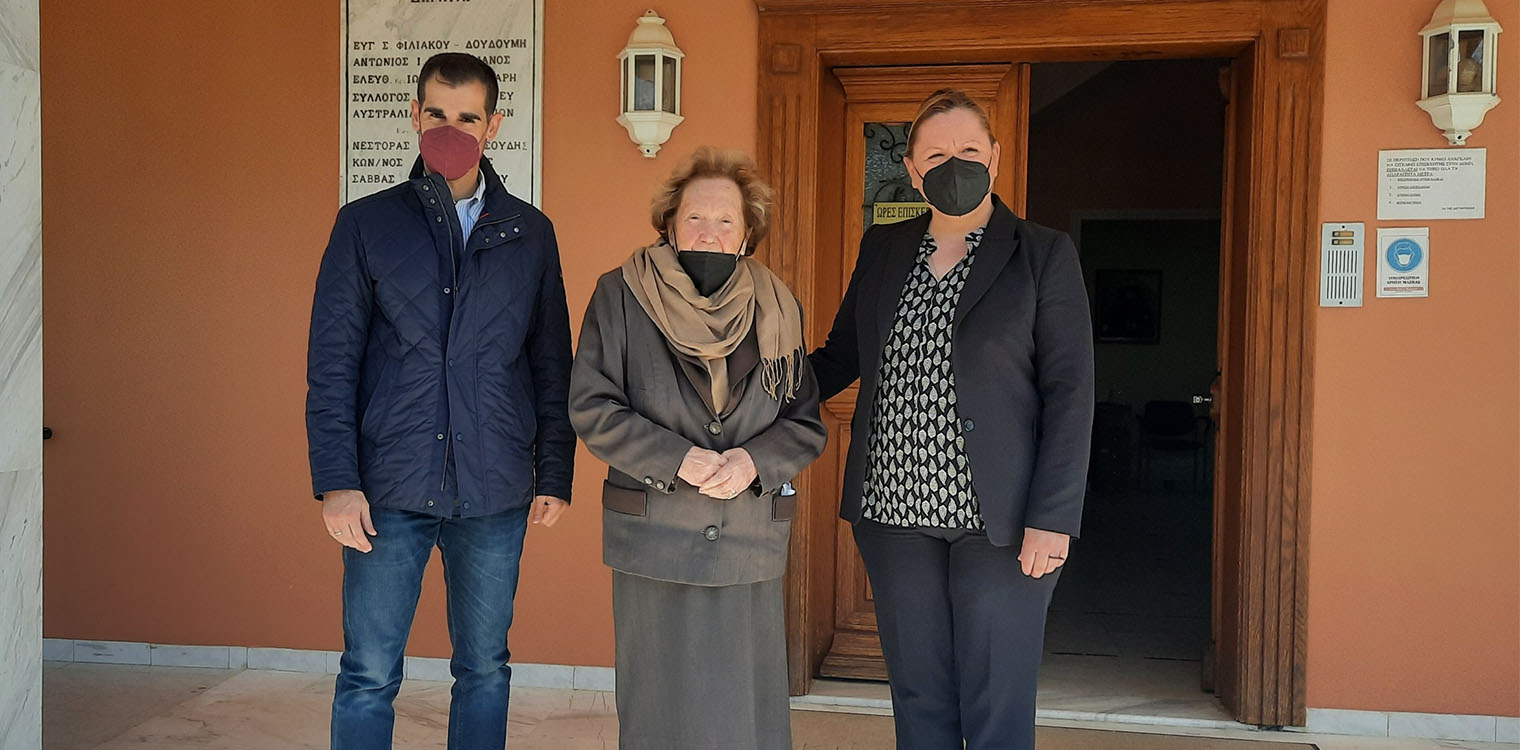 Γιαννόπουλος - Μπίλια: Επίσκεψη στο Γηροκομείο «Παναγία η Καθολική» στη Γαστούνη