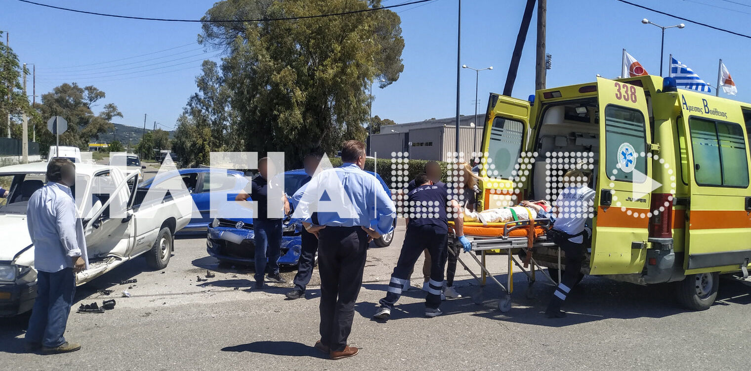 Πύργος: Μια ελαφρά τραυματία σε σύγκρουση ΙΧ στην οδό Πατρών