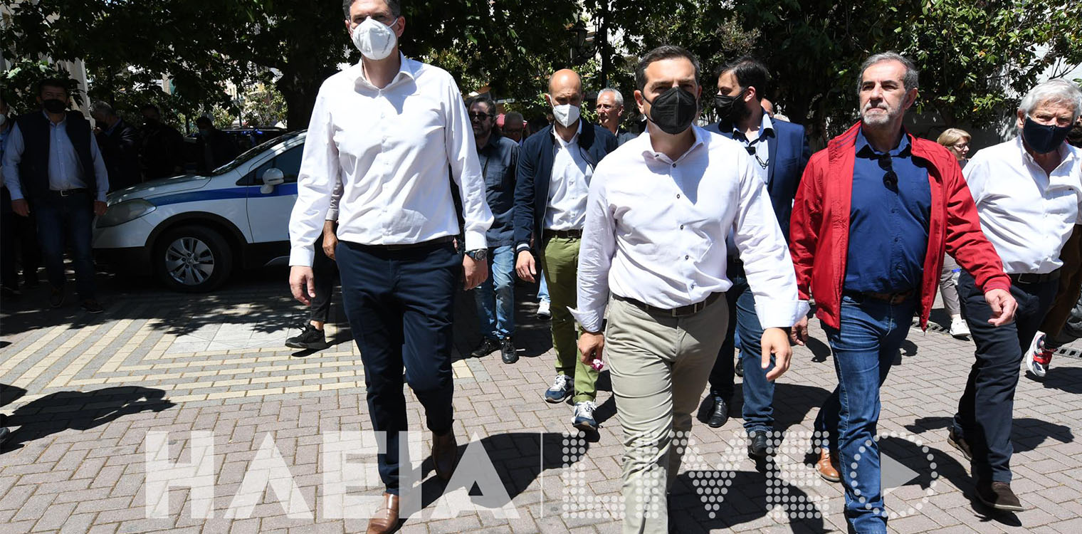 Πύργος: Από την αγορά της πόλης ξεκίνησε την περιοδεία του ο Αλ. Τσίπρας (video &amp; photos)