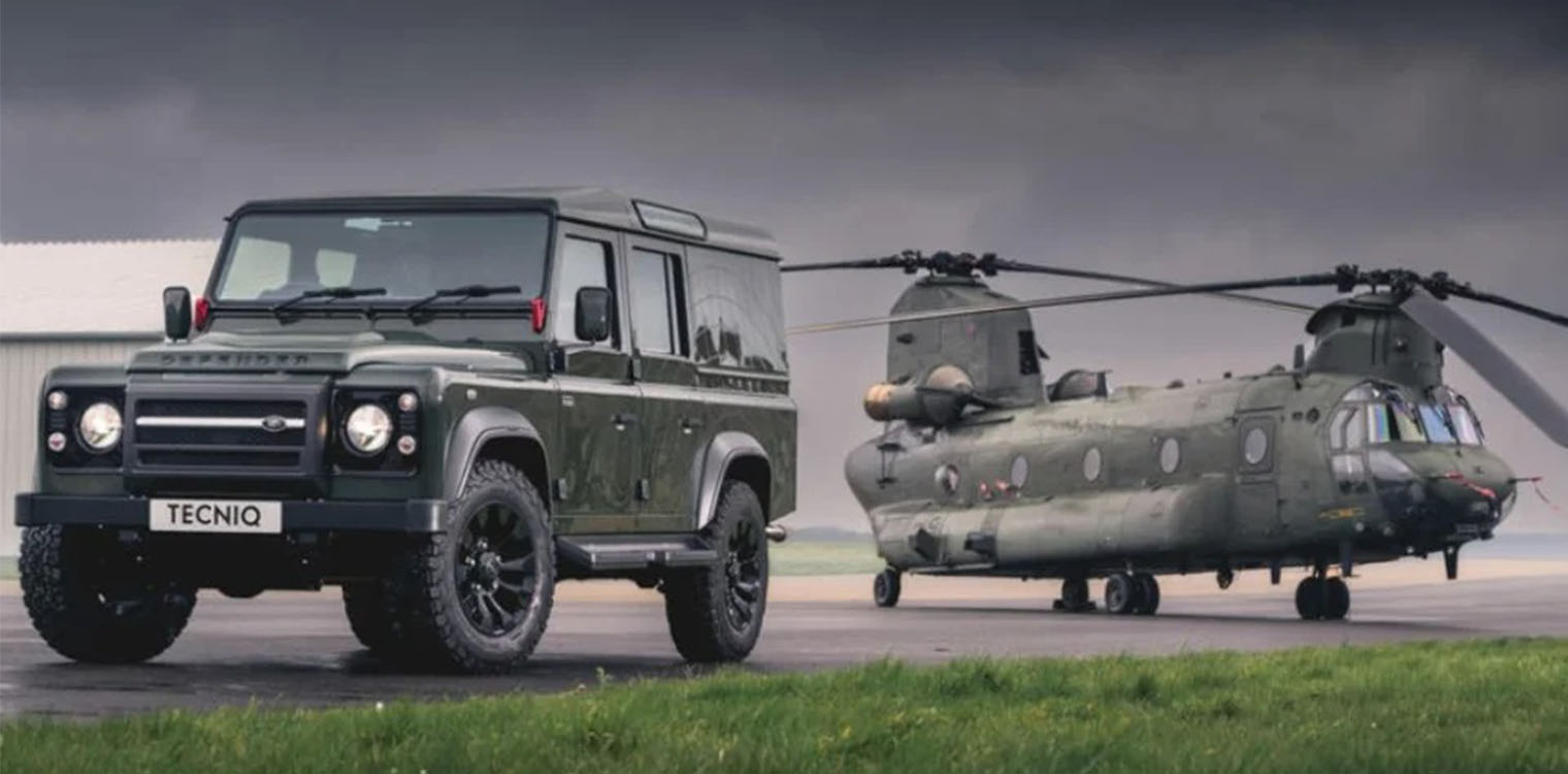 To Land Rover Defender τιμά το θρυλικό Chinook