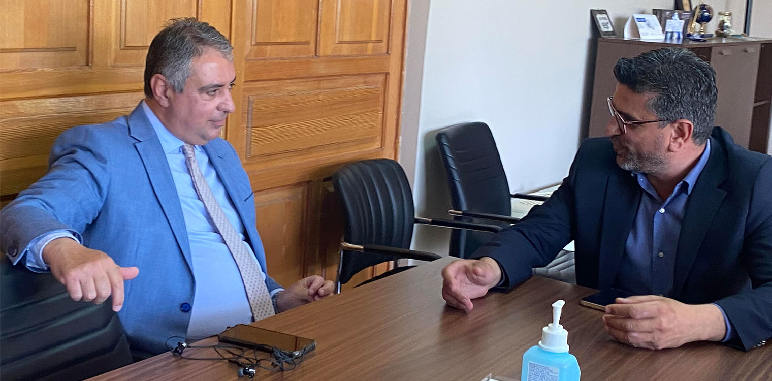 Τον Διοικητή της 6ης ΥΠΕ υποδέχθηκε ο Δήμαρχος Ανδραβίδας-Κυλλήνης